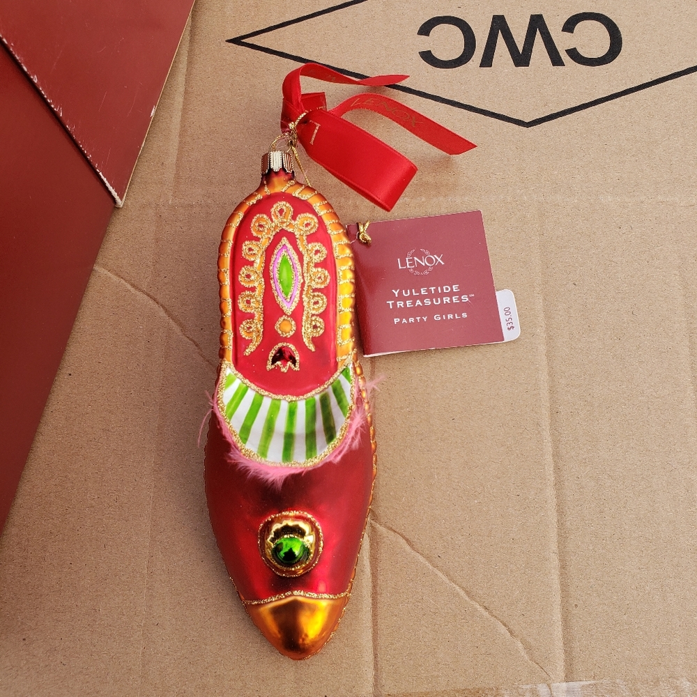 Lenox ornament, party girls shoe